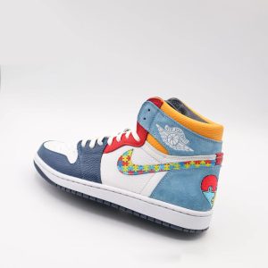Autism Awareness Air Jordan 1 Hightop - Bipubunny Store