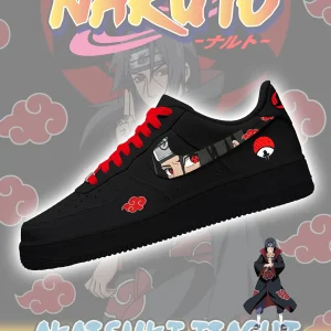 Akatsuki Itachi Uchiha V.2 Custom Low-Top Sneakers