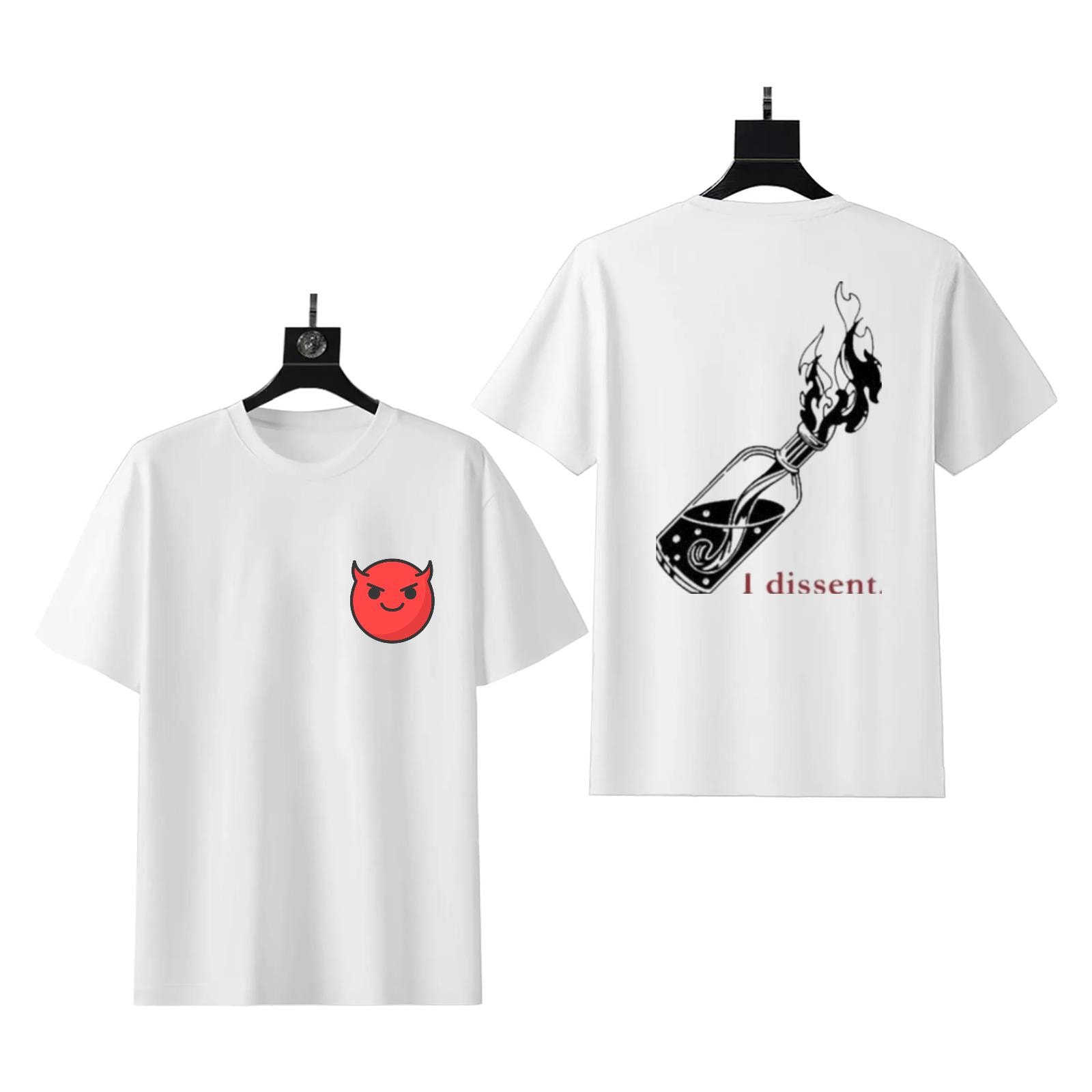 I Dissent T-Shirt | Five Four Pod Black Bottle Graphic Tee - Image 2