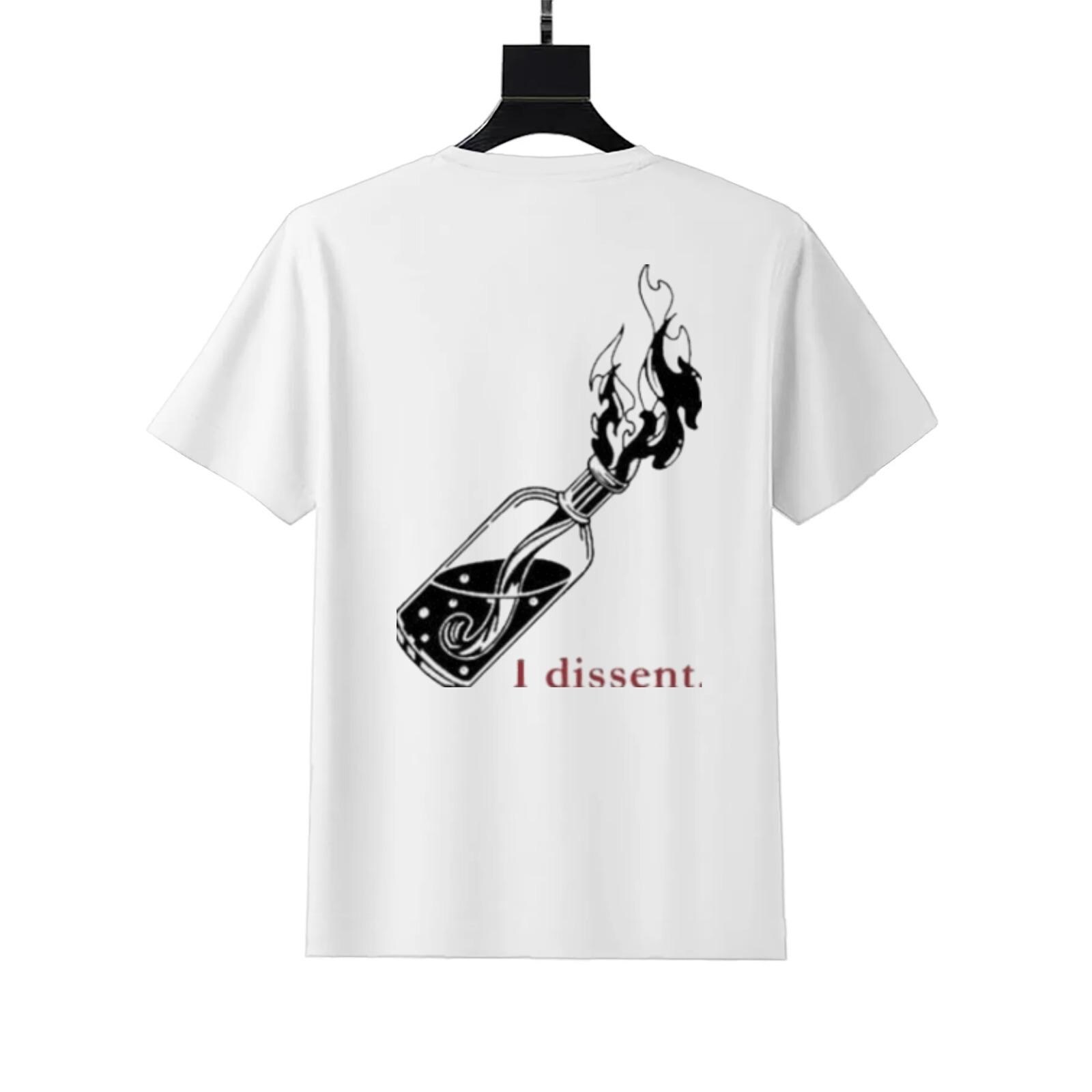 I Dissent T-Shirt | Five Four Pod Black Bottle Graphic Tee - Image 5
