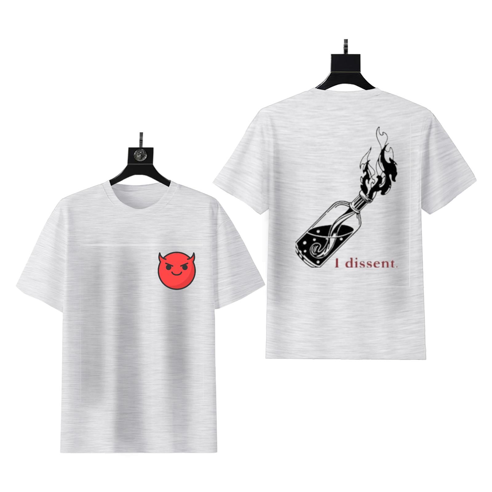 I Dissent T-Shirt | Five Four Pod Black Bottle Graphic Tee - Image 7