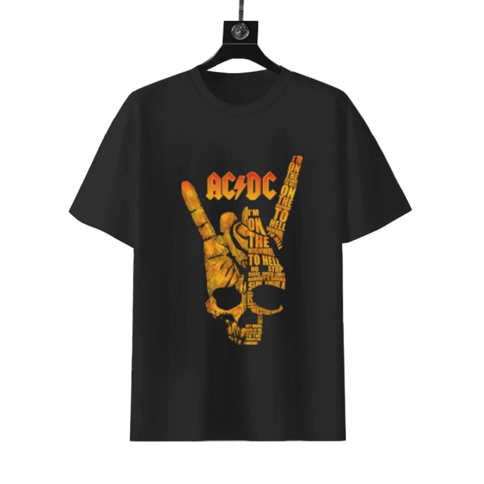 AC/DC Band T-Shirt | Official Logo Heavy Cotton Tee - Image 2