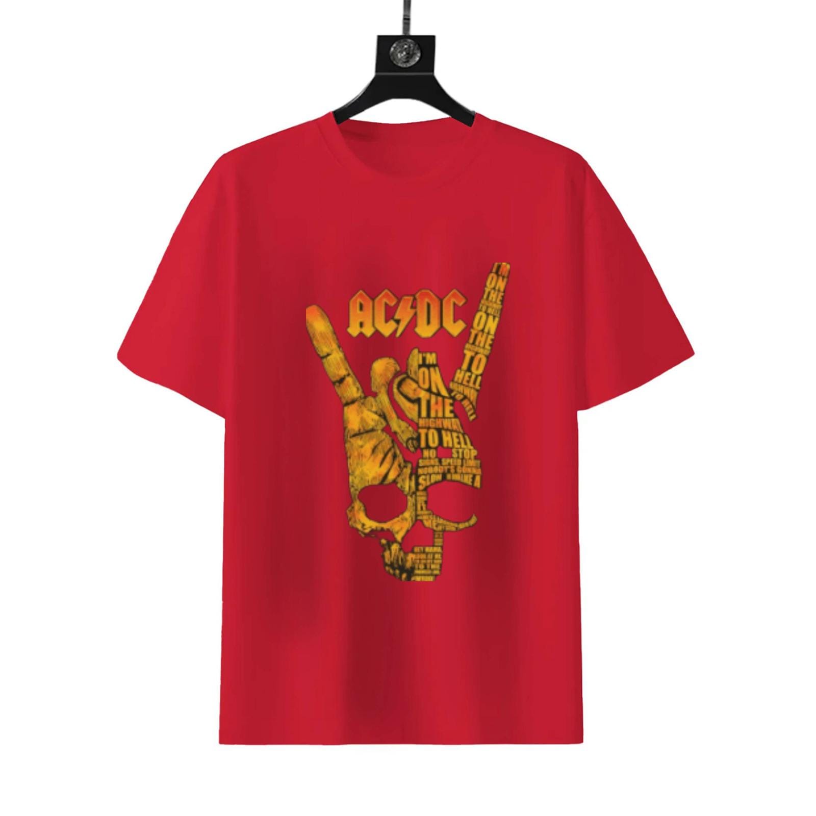 AC/DC Band T-Shirt | Official Logo Heavy Cotton Tee - Image 8