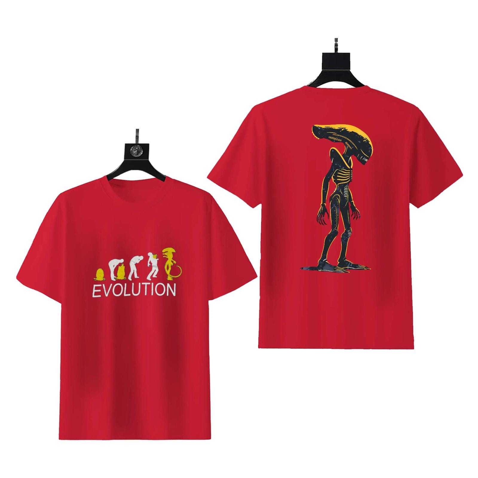 Alien Xenomorph T-Shirt | Facehugger Pod Evolution Graphic - Image 9