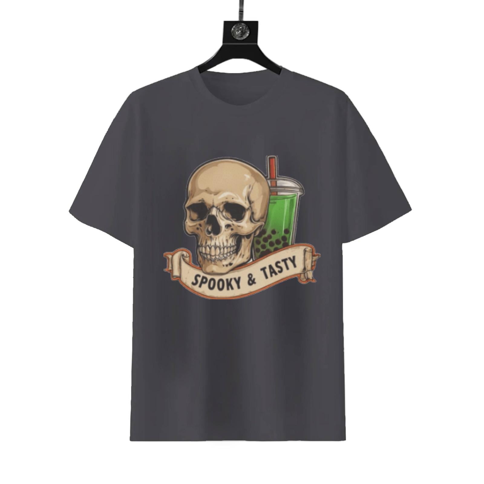 Skull Matcha Halloween T-Shirt | Spooky & Tasty Graphic Tee - Image 5