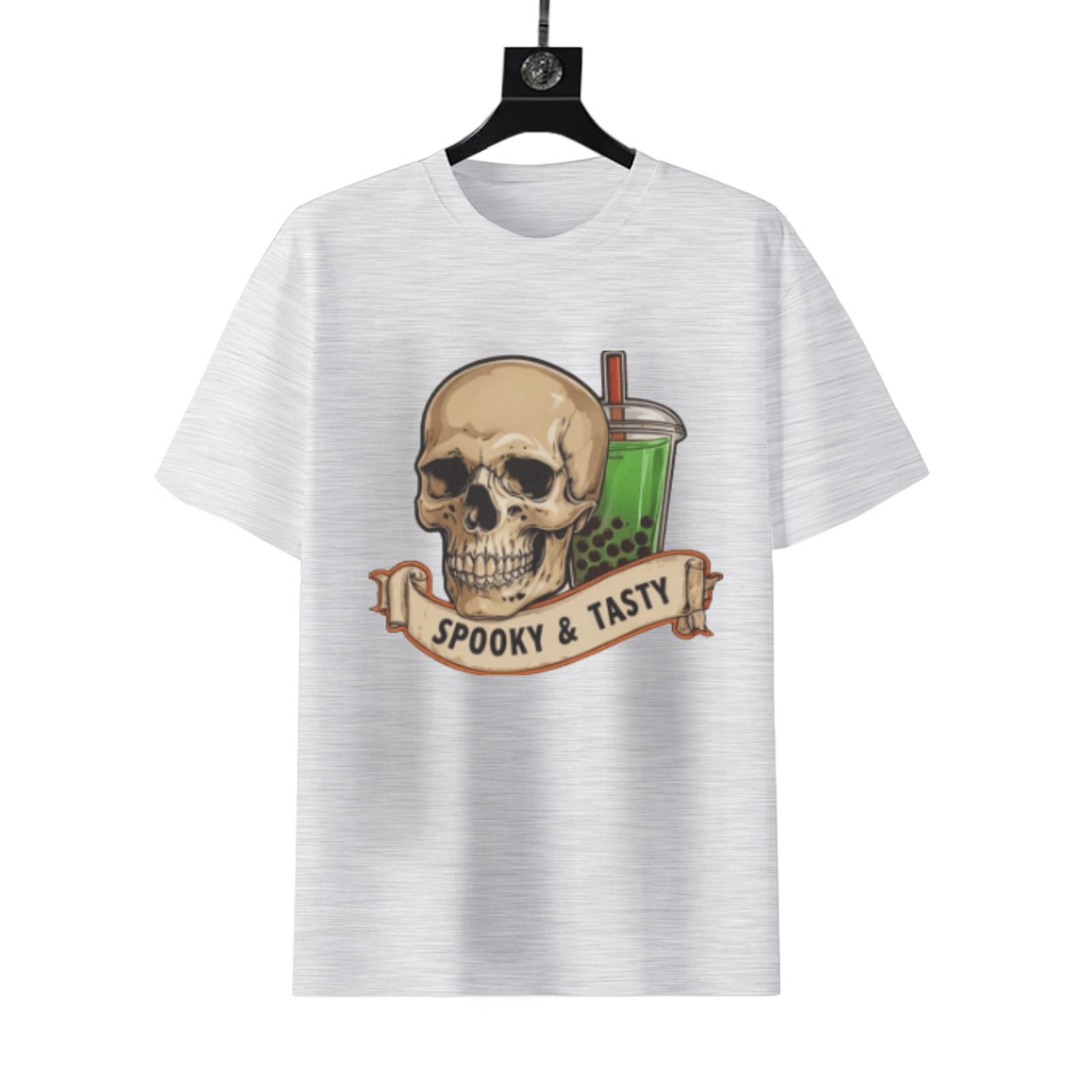 Skull Matcha Halloween T-Shirt | Spooky & Tasty Graphic Tee - Image 6
