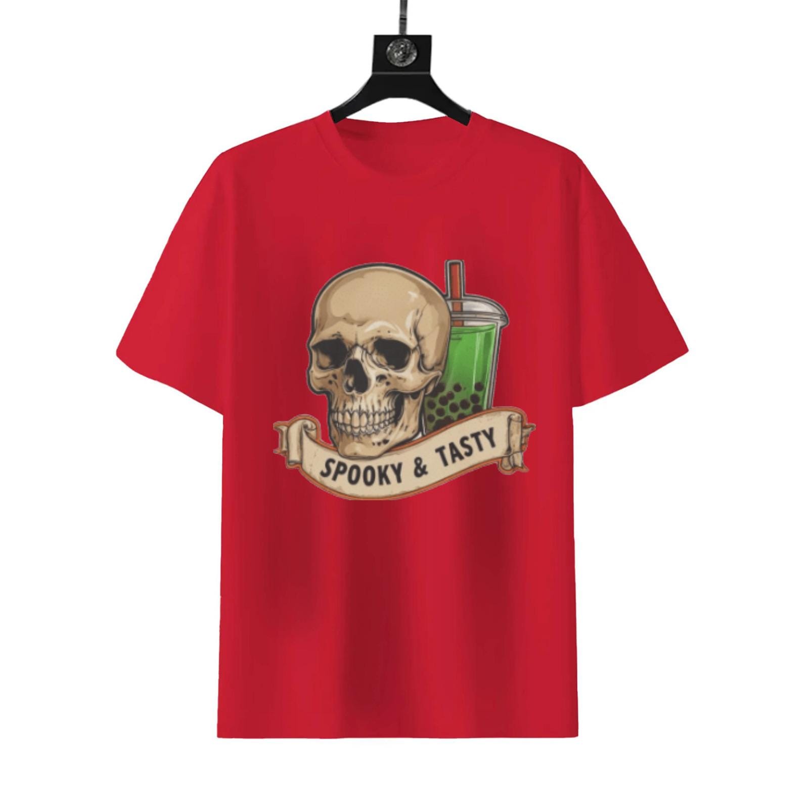 Skull Matcha Halloween T-Shirt | Spooky & Tasty Graphic Tee - Image 8