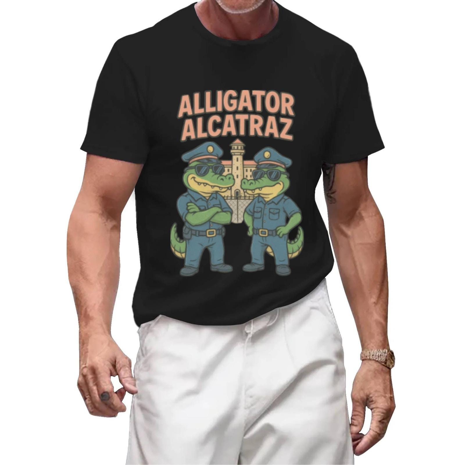 Alligator Alcatraz Florida T-Shirt | Swamp Prison Graphic Tee - Image 2