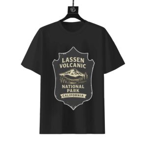 Lassen Volcanic National Park T-Shirt | California Retro Badge Tee