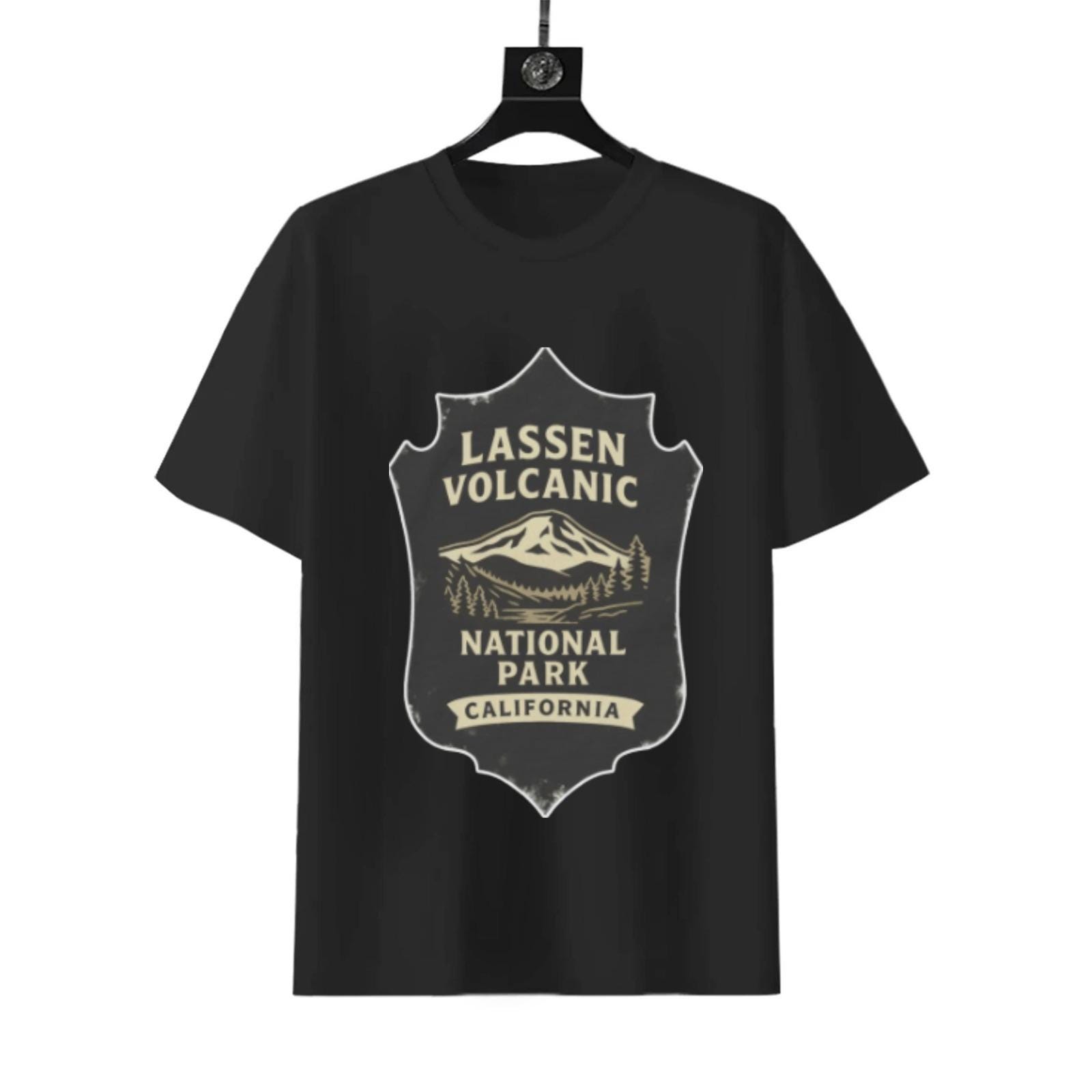 Lassen Volcanic National Park T-Shirt | California Retro Badge Tee