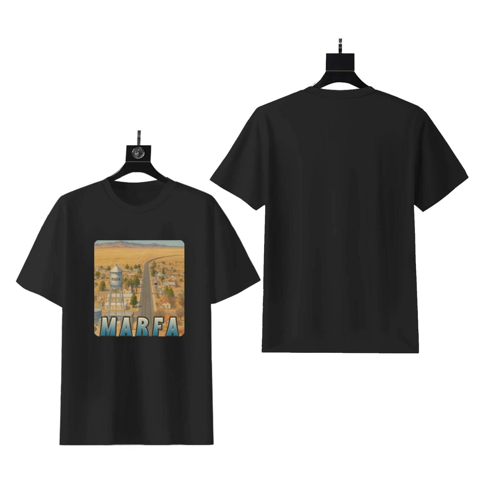 Marfa Texas T-Shirt | Minimalist Desert Landscape Tee - Image 4