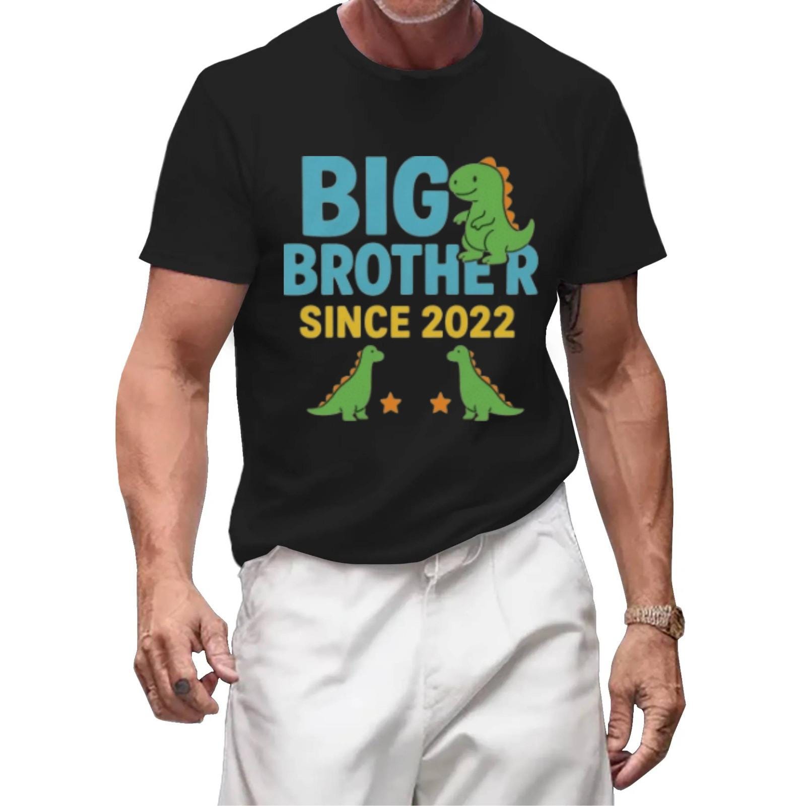 Big Brother Since 2022 T-Shirt | Sibling Bond Humor Tee - Image 3