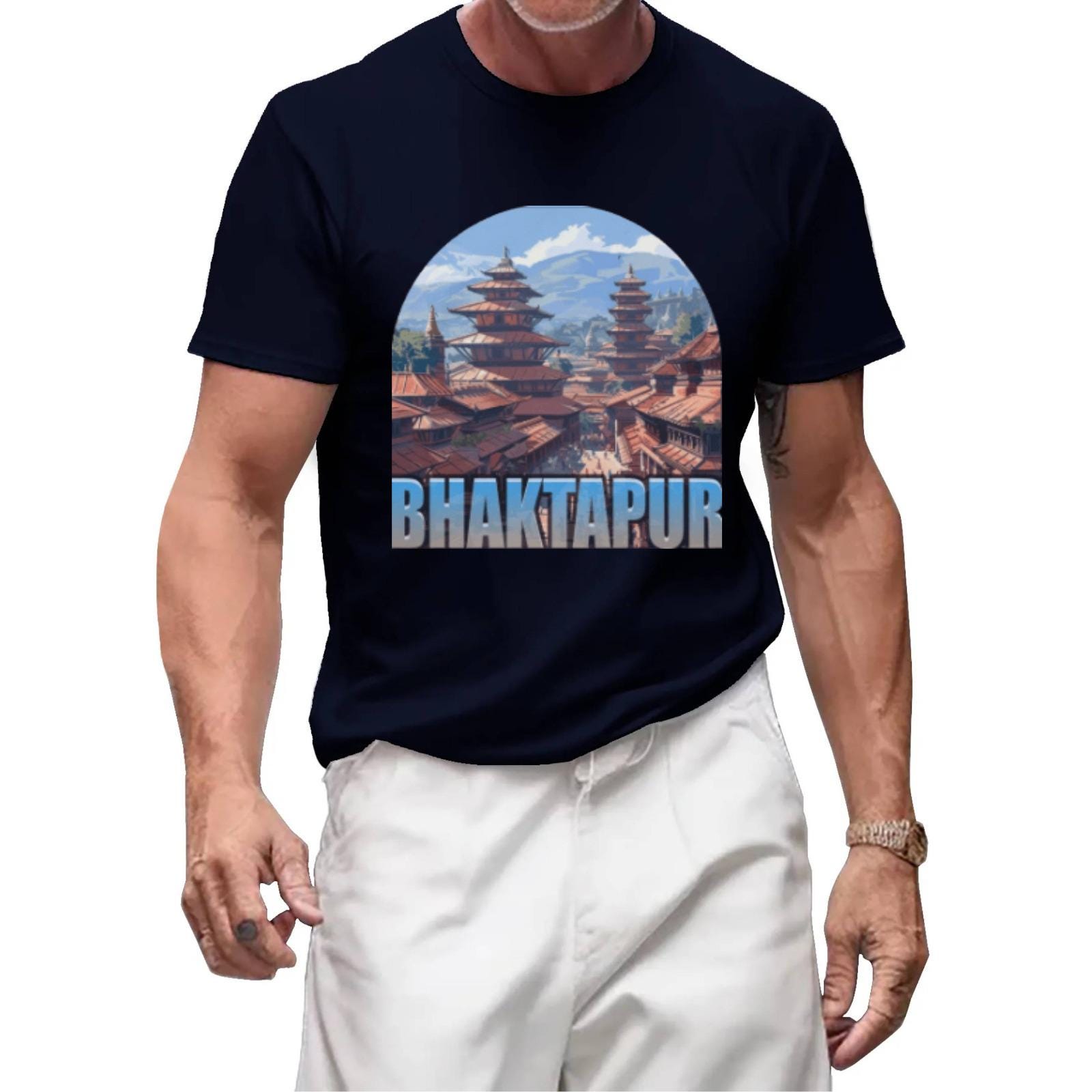 Bhaktapur Nepal T-Shirt | Nepal Cultural Heritage Tee - Image 7