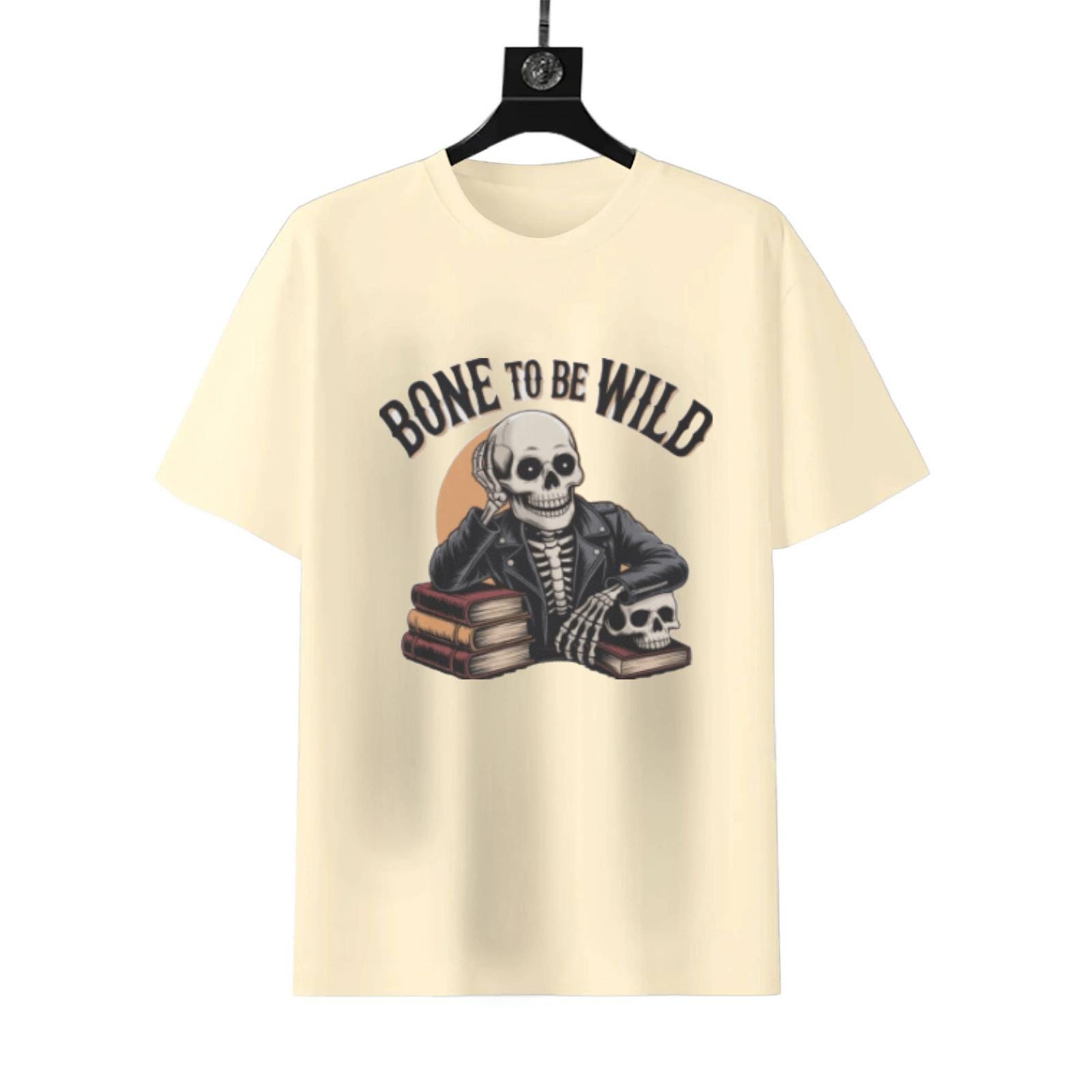 Bone To Be Wild Halloween Shirt | Boys Spooky Rock Tee - Image 5