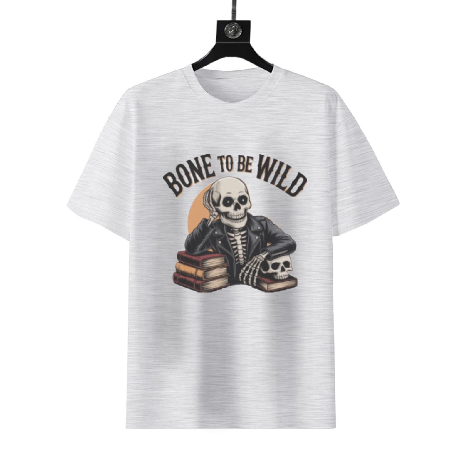 Bone To Be Wild Halloween Shirt | Boys Spooky Rock Tee - Image 7