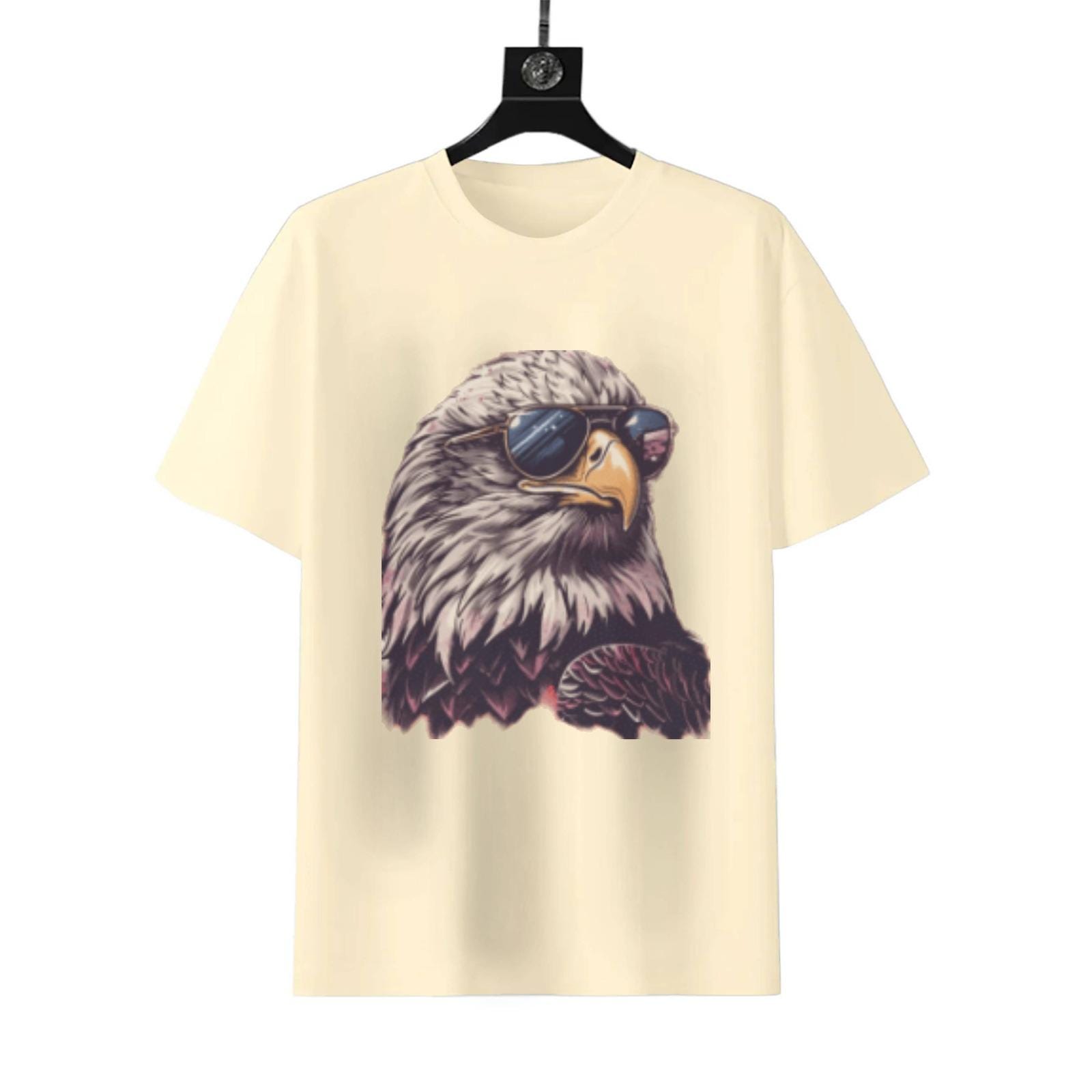 Eagle Sunglasses American Flag T-Shirt | Patriotic Graphic Tee - Image 9