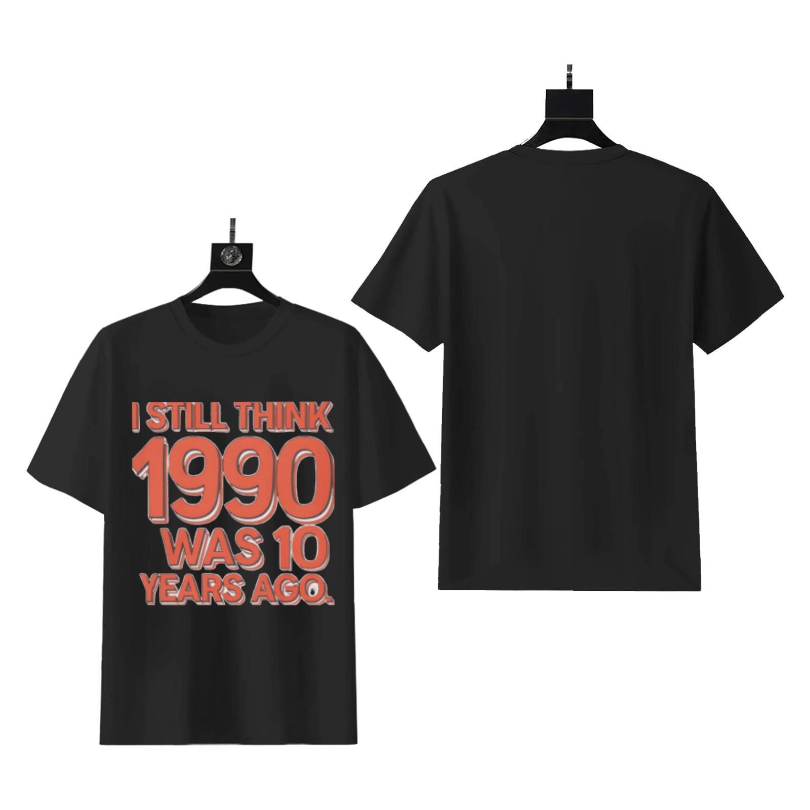 1990 Vintage T-Shirt | Funny Birth Year Birthday Gift Tee - Image 4