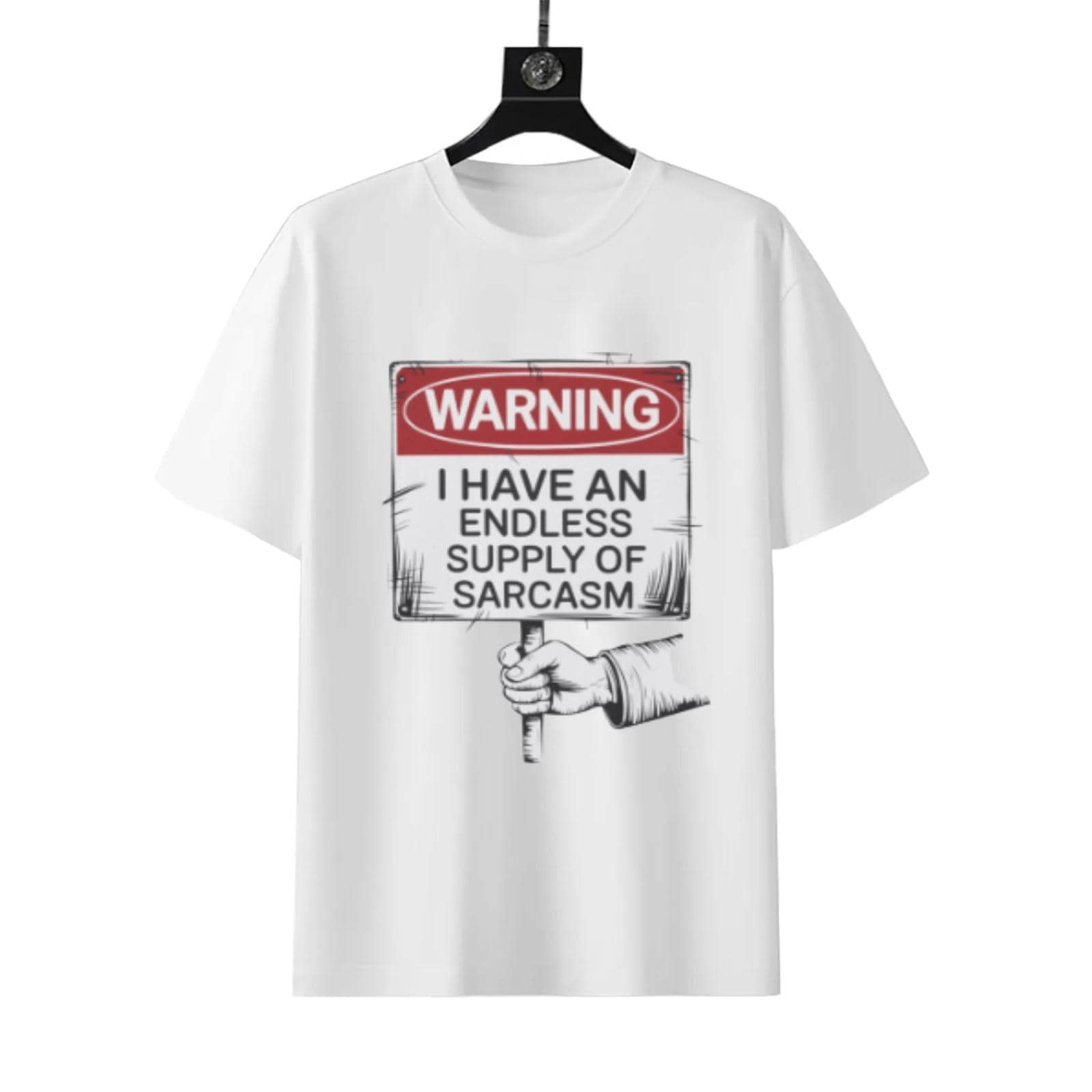 Endless Sarcasm Warning T-Shirt | Funny Unisex Graphic Tee - Image 9