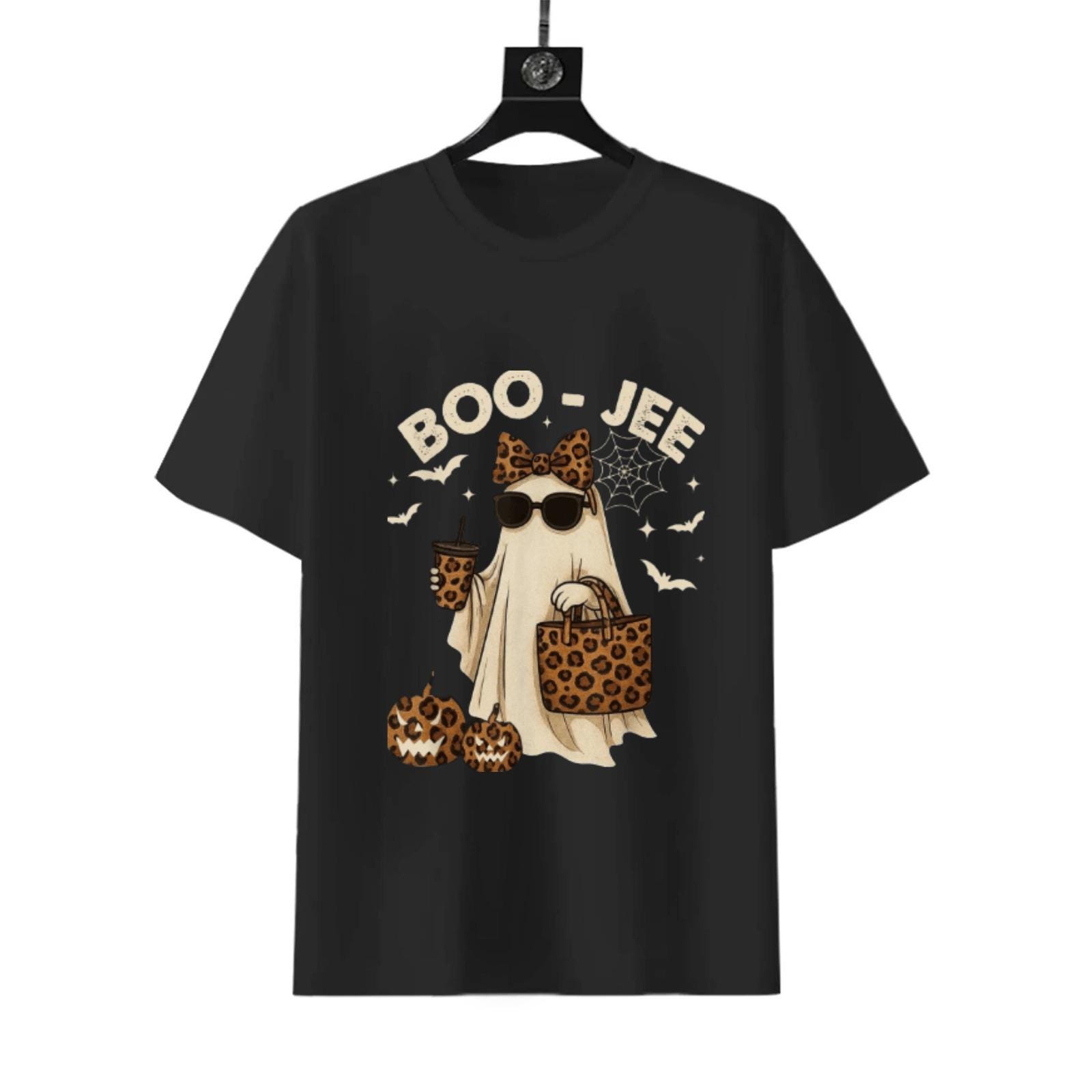 I'm Just Here For The Boos T-Shirt | Funny Halloween Pun Tee - Image 8