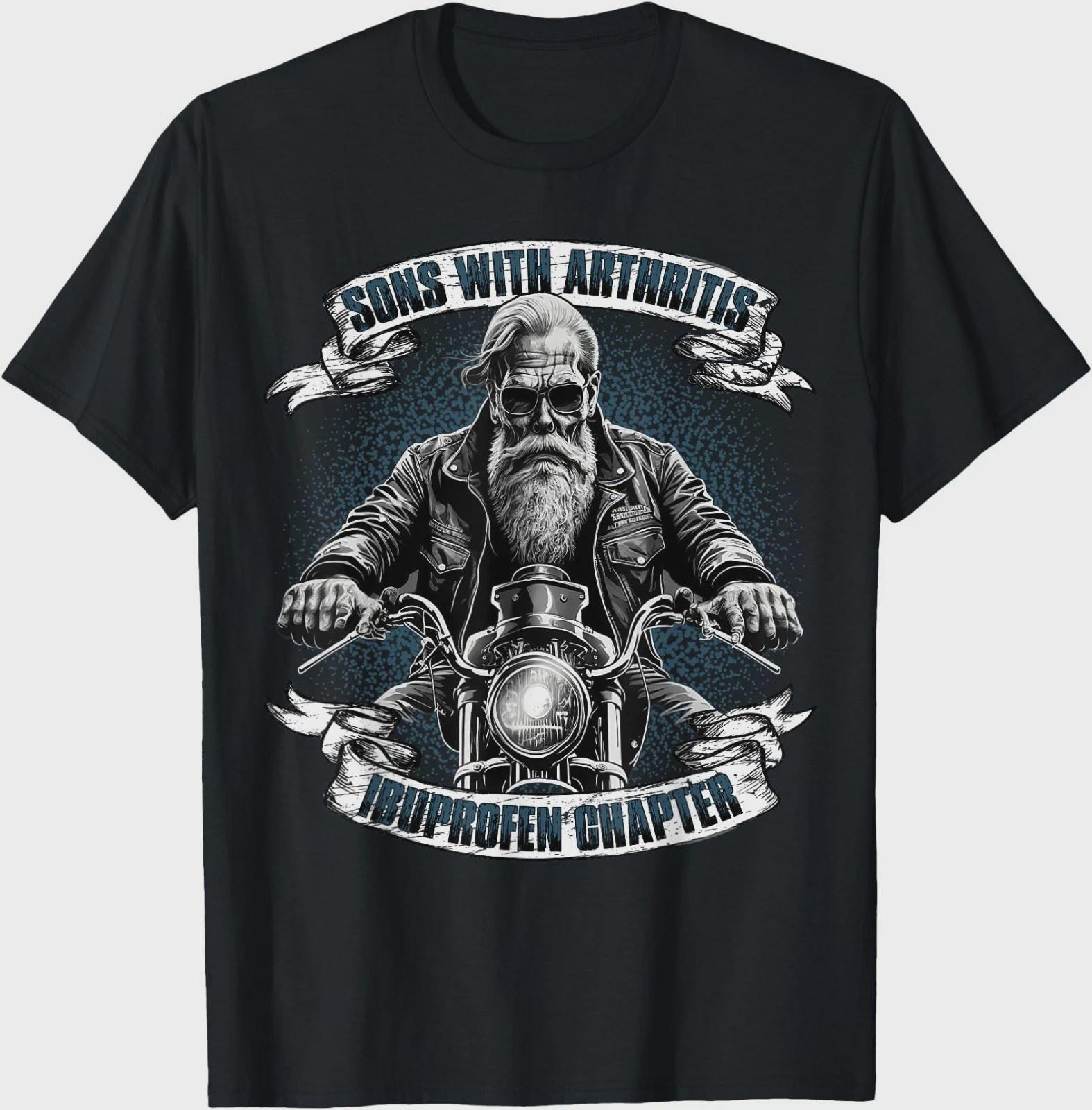 Sons of Ibuprofen Motorcycle T-Shirt | Arthritis Biker Chapter Tee