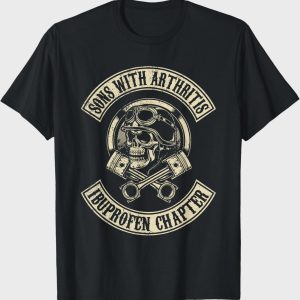 Sons of Ibuprofen T-Shirt | Arthritis Biker Humor Tee