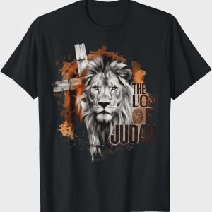 Lion of Judah T-Shirt | Christian Faith Inspirational Tee