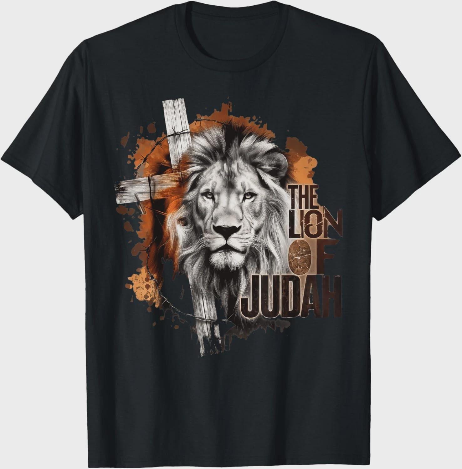 Lion of Judah T-Shirt | Christian Faith Inspirational Tee