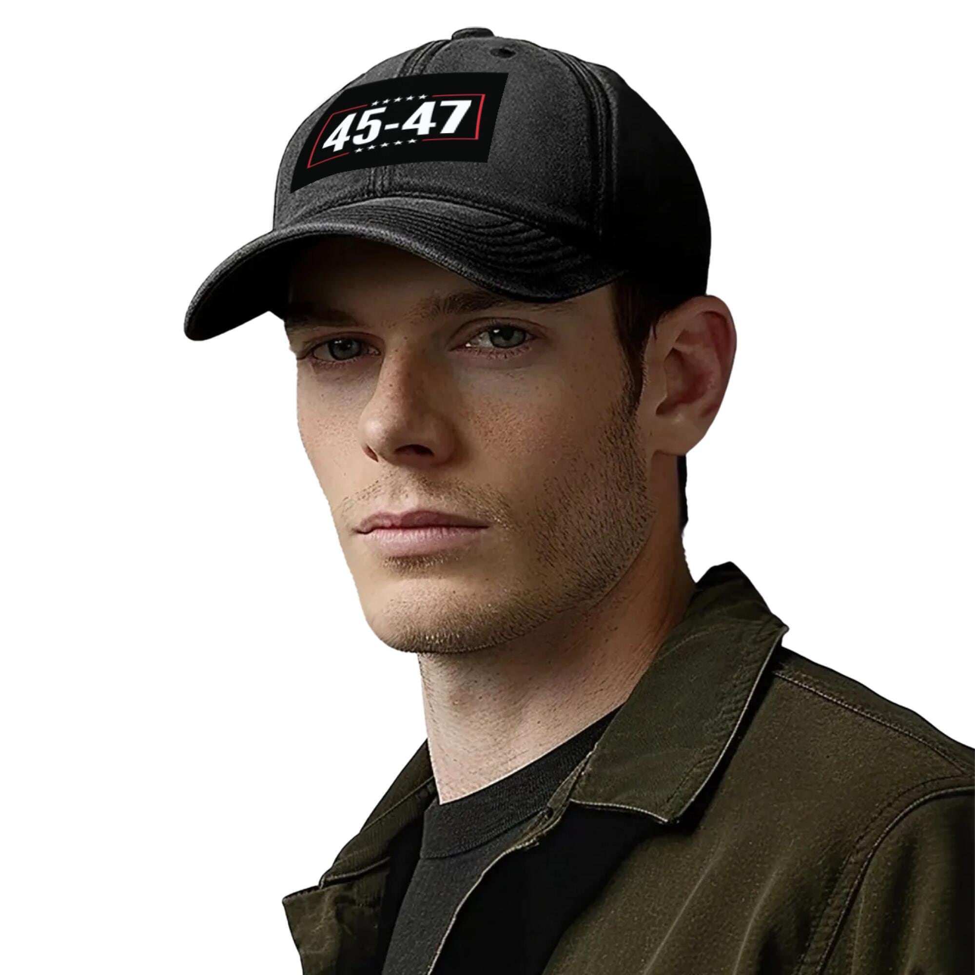 47 49 Embroidered Dad Hat - Vintage Baseball Cap for Men & Women - Image 2
