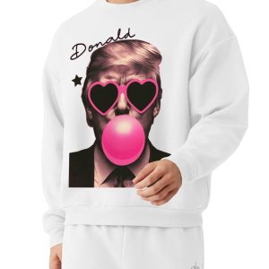 Donald Trump Bubble Gum Sweatshirt: Election 47 Tee