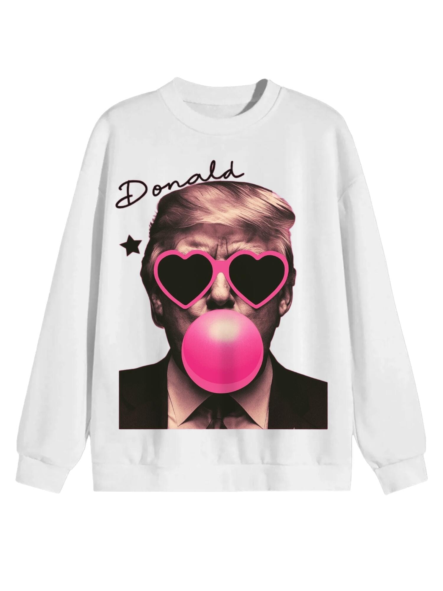 Donald Trump Bubble Gum Sweatshirt: Election 47 Tee - Image 3