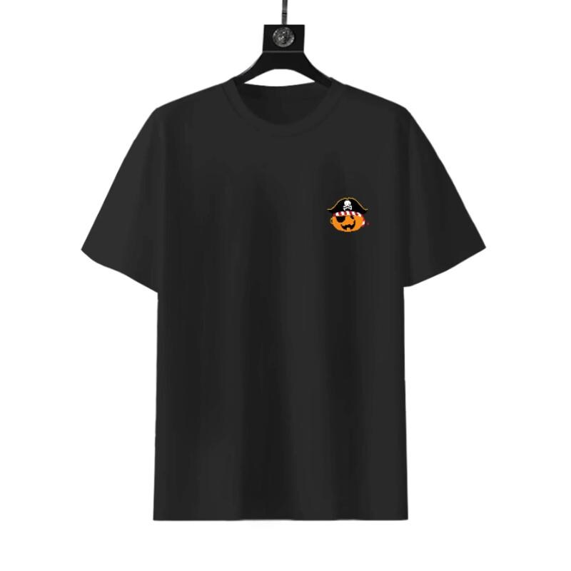 Halloween Graphic T-Shirt | 180g Cotton Pumpkin Ghost Tee