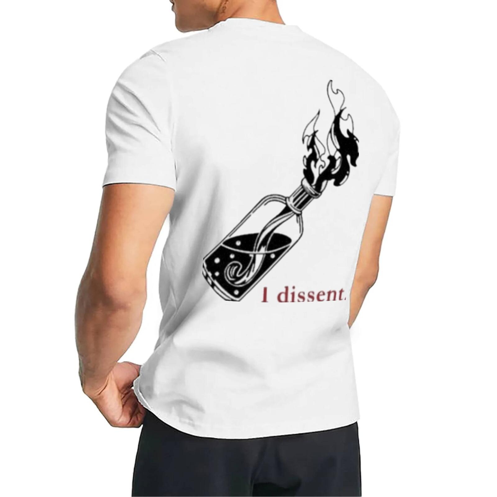 I Dissent T-Shirt | Five Four Pod Black Bottle Graphic Tee - Image 4