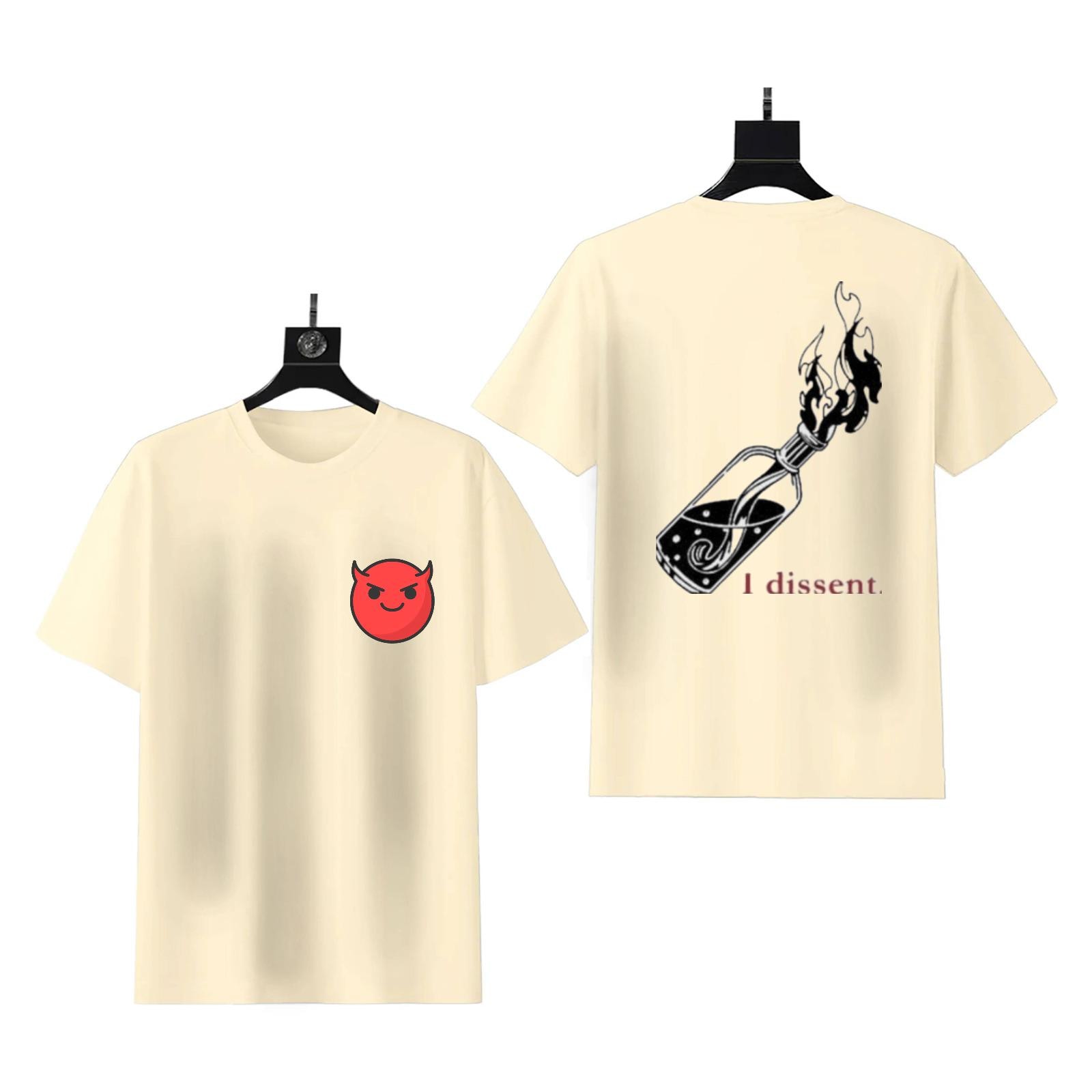 I Dissent T-Shirt | Five Four Pod Black Bottle Graphic Tee - Image 8