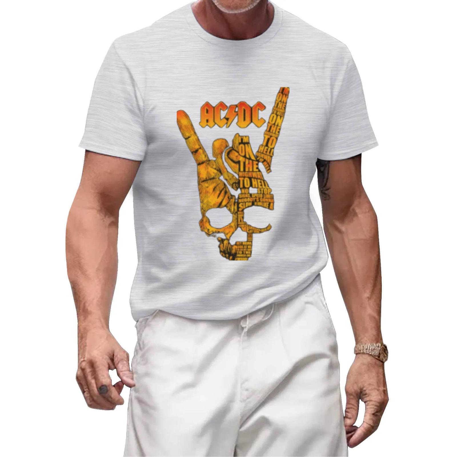 AC/DC Band T-Shirt | Official Logo Heavy Cotton Tee - Image 6