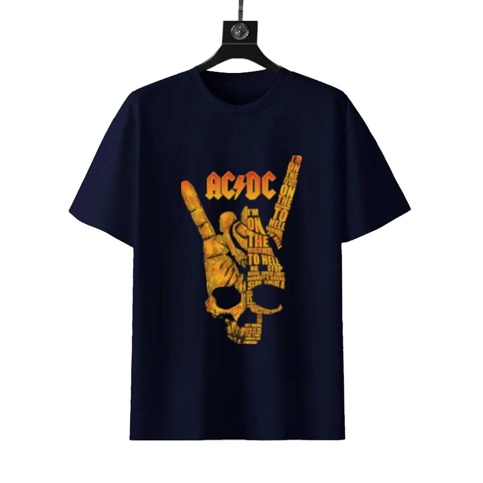 AC/DC Band T-Shirt | Official Logo Heavy Cotton Tee - Image 7