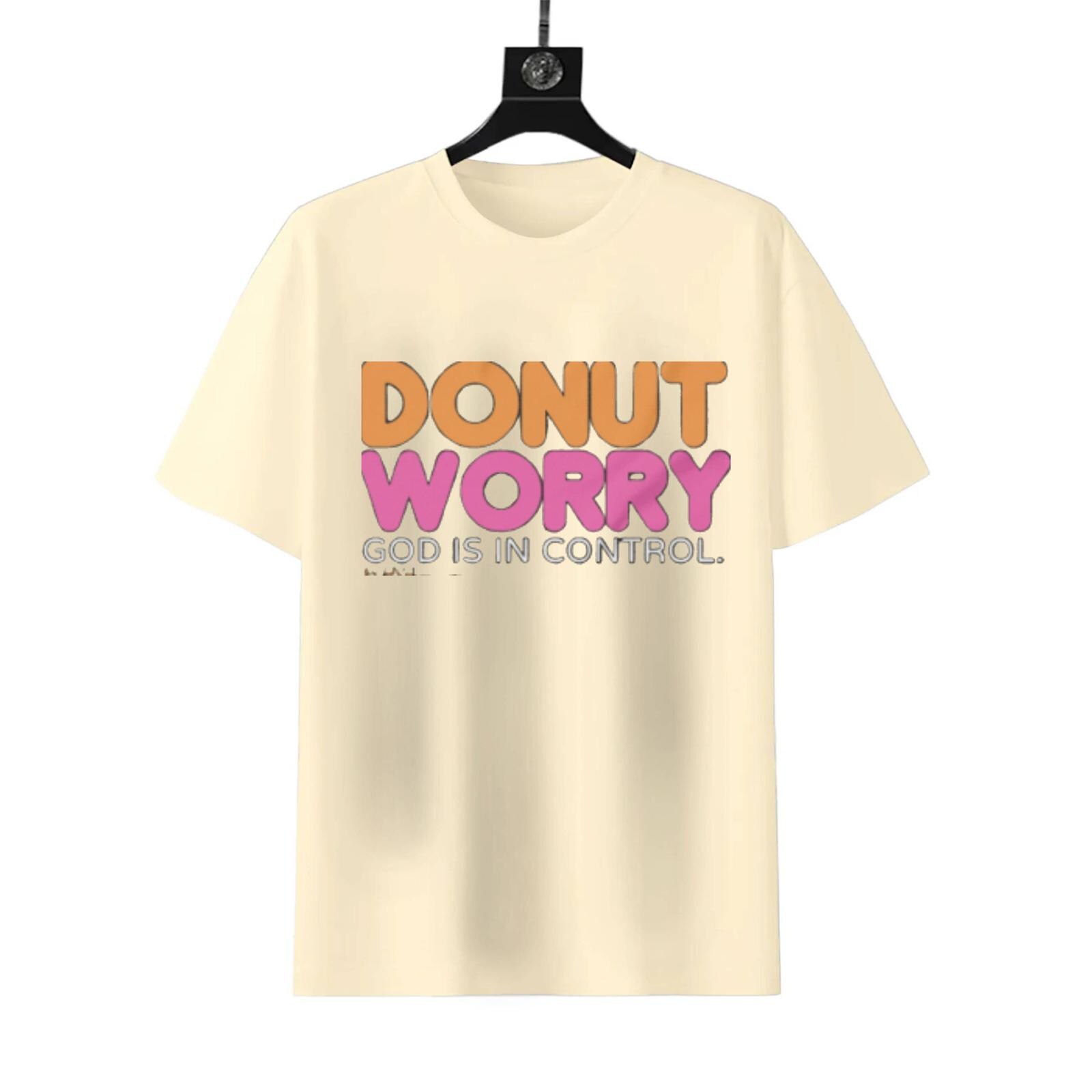 Donut Worry God Is In Control Shirt | Faith Inspired Unisex Tee - Image 10