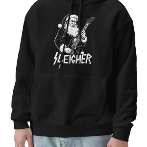 Rocking Santa Sleigher Design Women's Sweatshirt