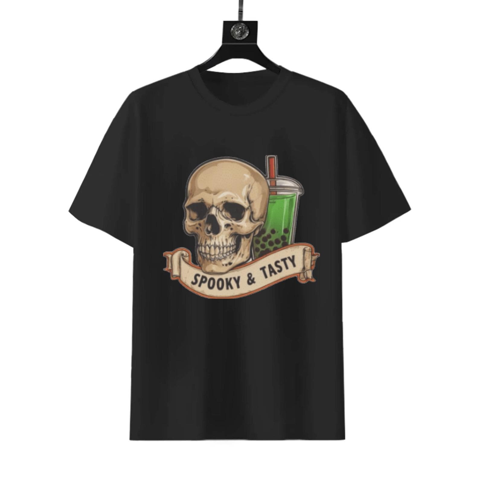 Skull Matcha Halloween T-Shirt | Spooky & Tasty Graphic Tee