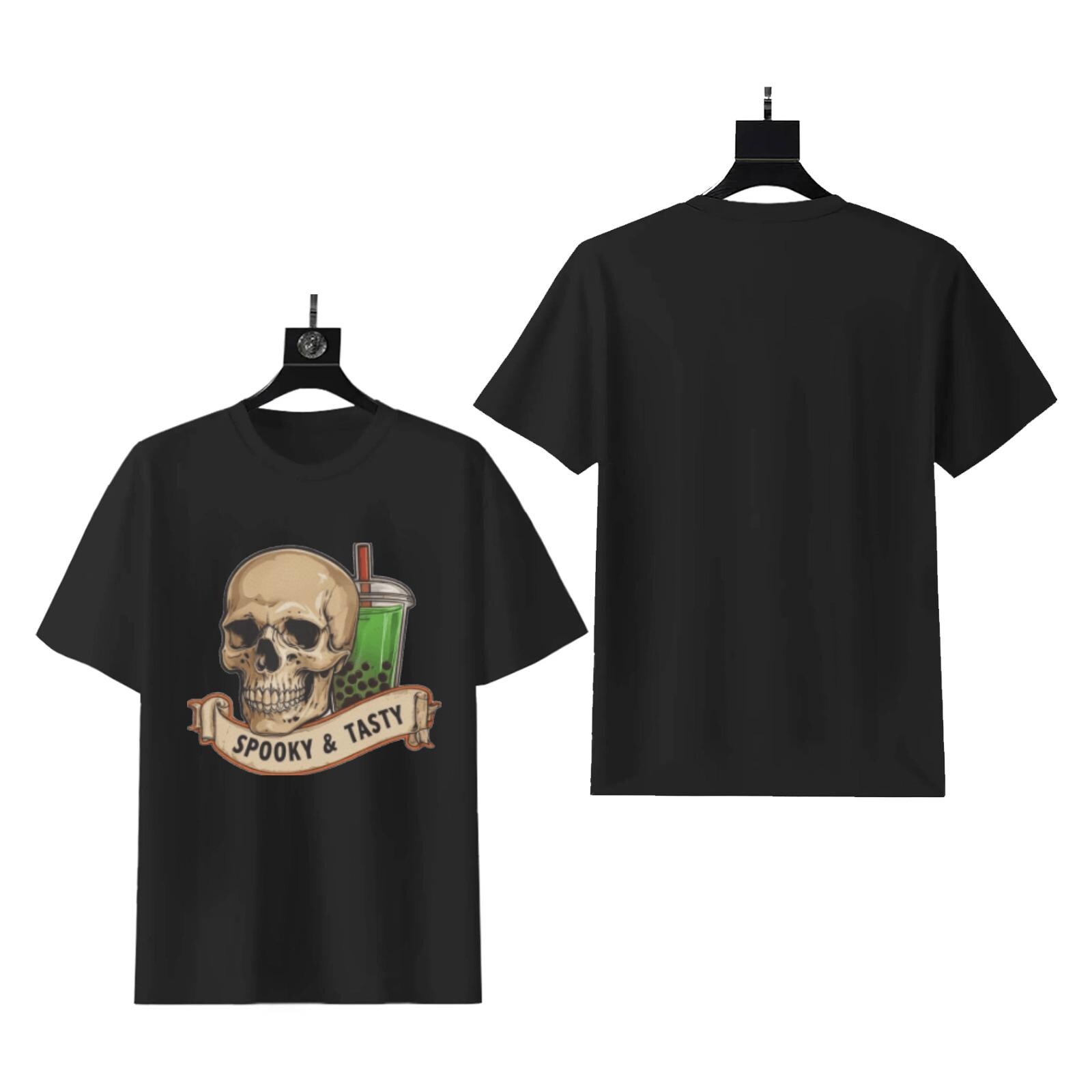 Skull Matcha Halloween T-Shirt | Spooky & Tasty Graphic Tee - Image 4
