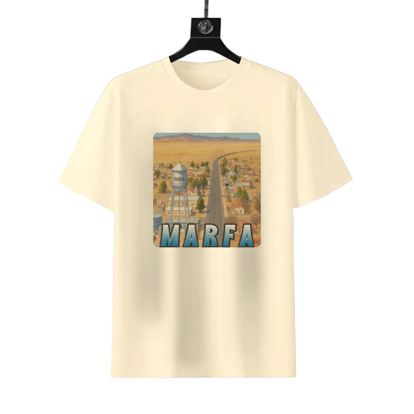 Marfa Texas T-Shirt | Minimalist Desert Landscape Tee - Image 5