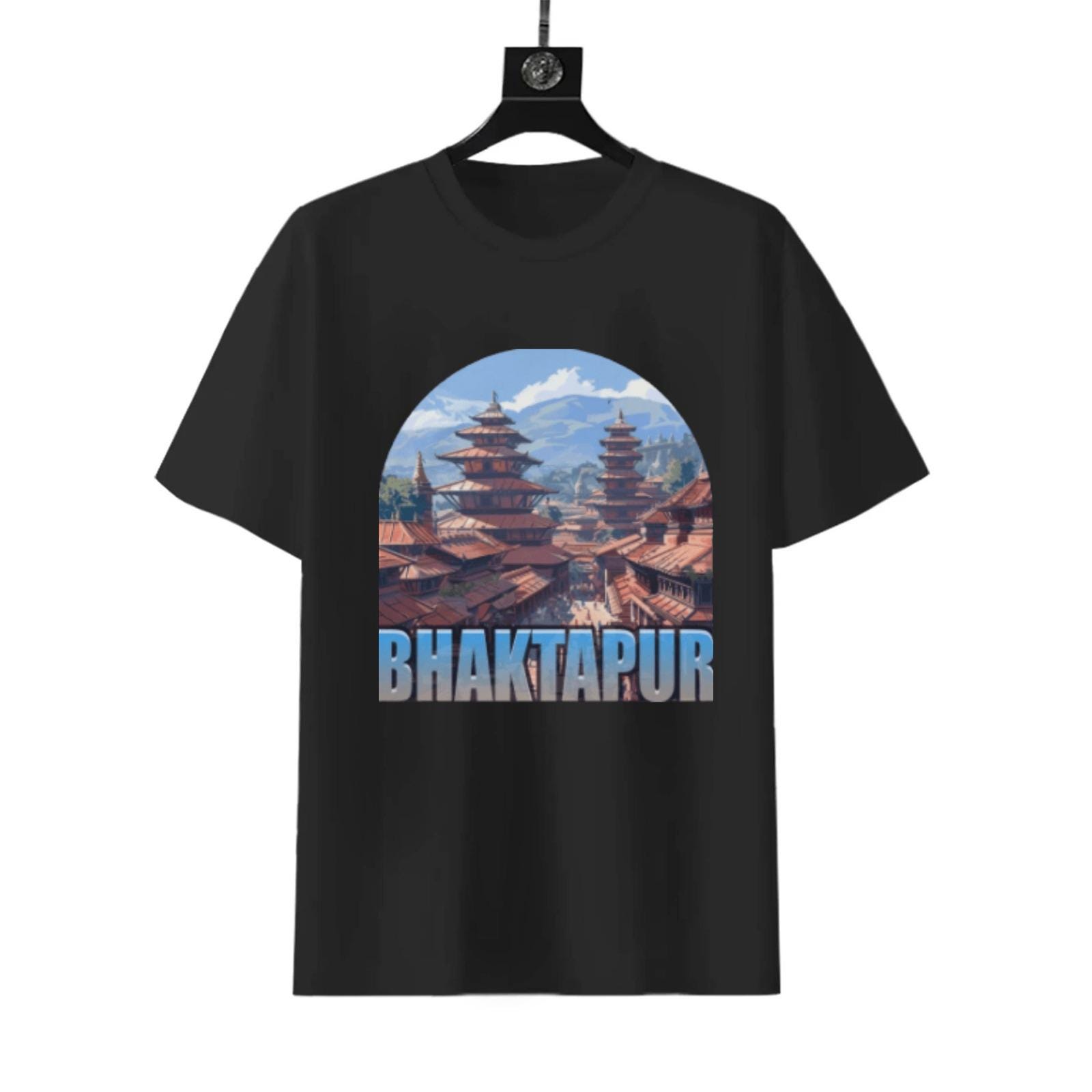 Bhaktapur Nepal T-Shirt | Nepal Cultural Heritage Tee - Image 2