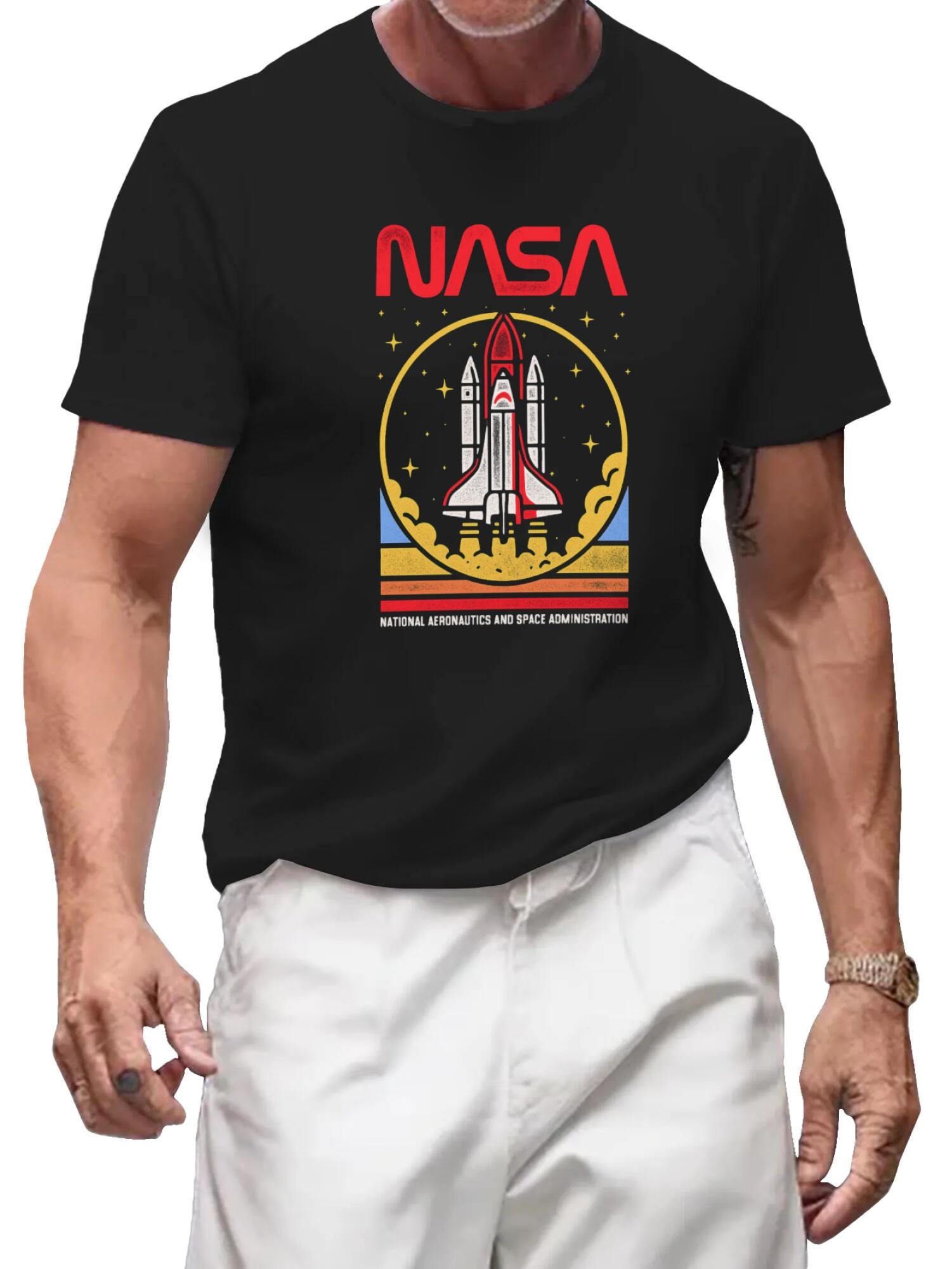 NASA Space Shuttle T-Shirt | Officially Licensed Launch Graphic Tee - Image 7