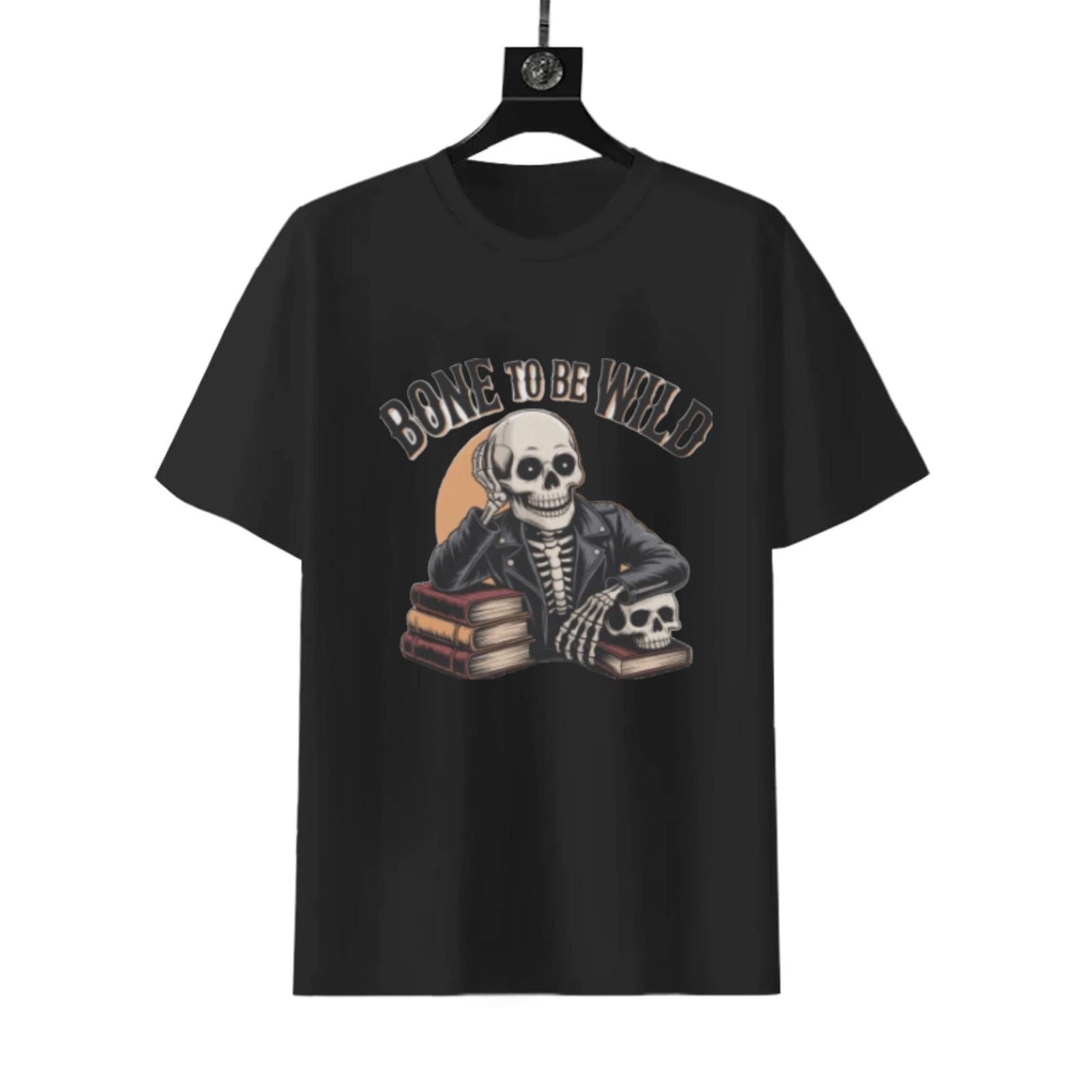 Bone To Be Wild Halloween Shirt | Boys Spooky Rock Tee