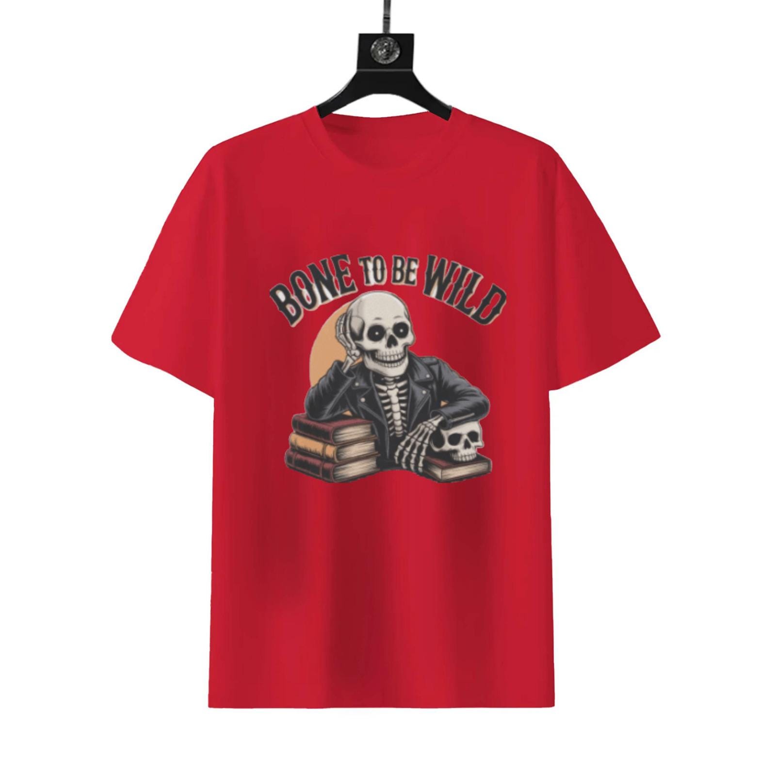 Bone To Be Wild Halloween Shirt | Boys Spooky Rock Tee - Image 9