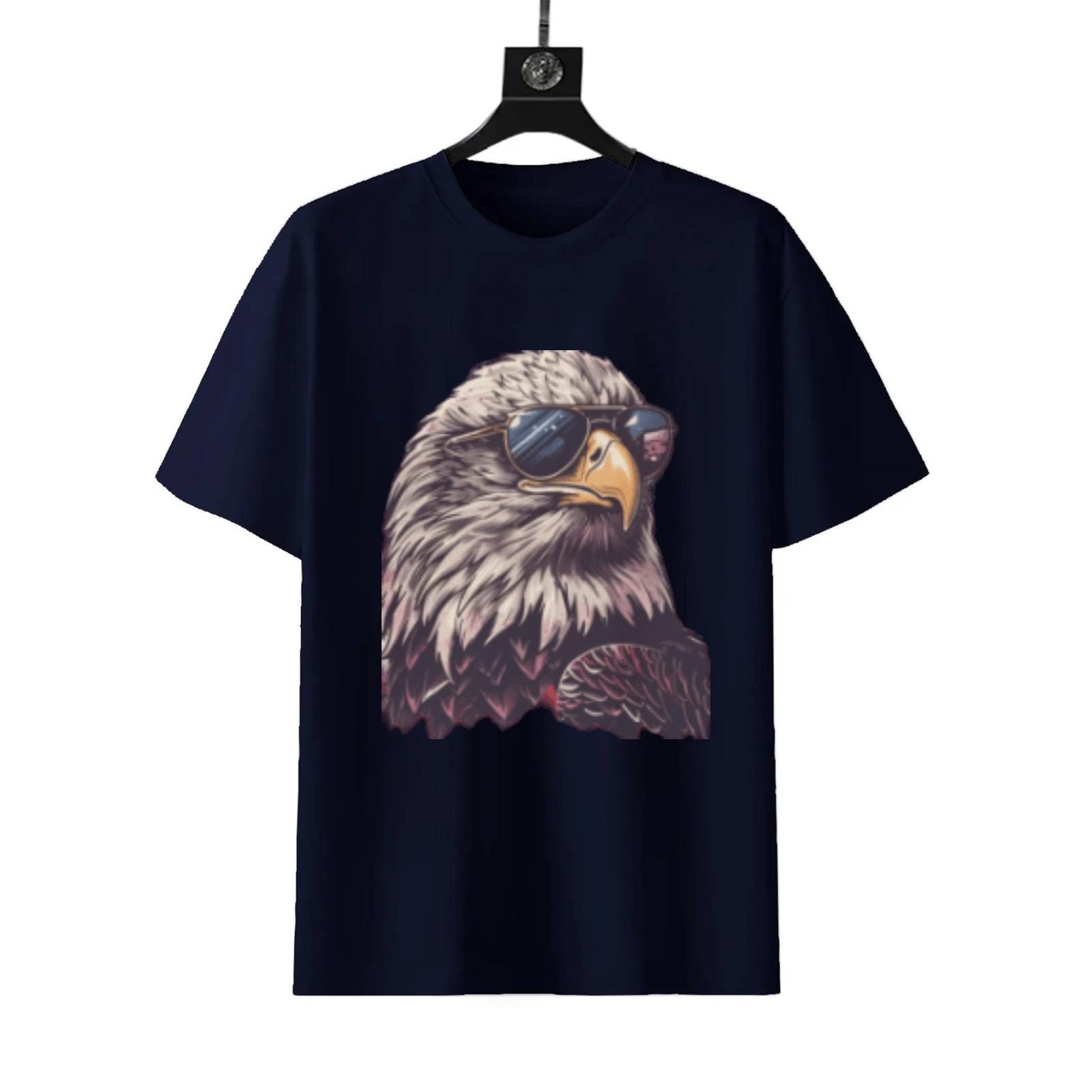 Eagle Sunglasses American Flag T-Shirt | Patriotic Graphic Tee - Image 7