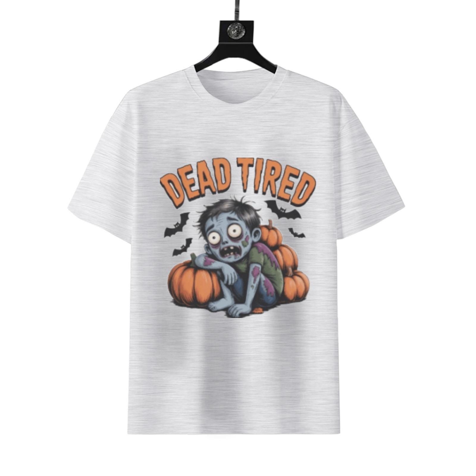 Dead Tired Halloween T-Shirt | Spooky Pun Costume Tee - Image 6
