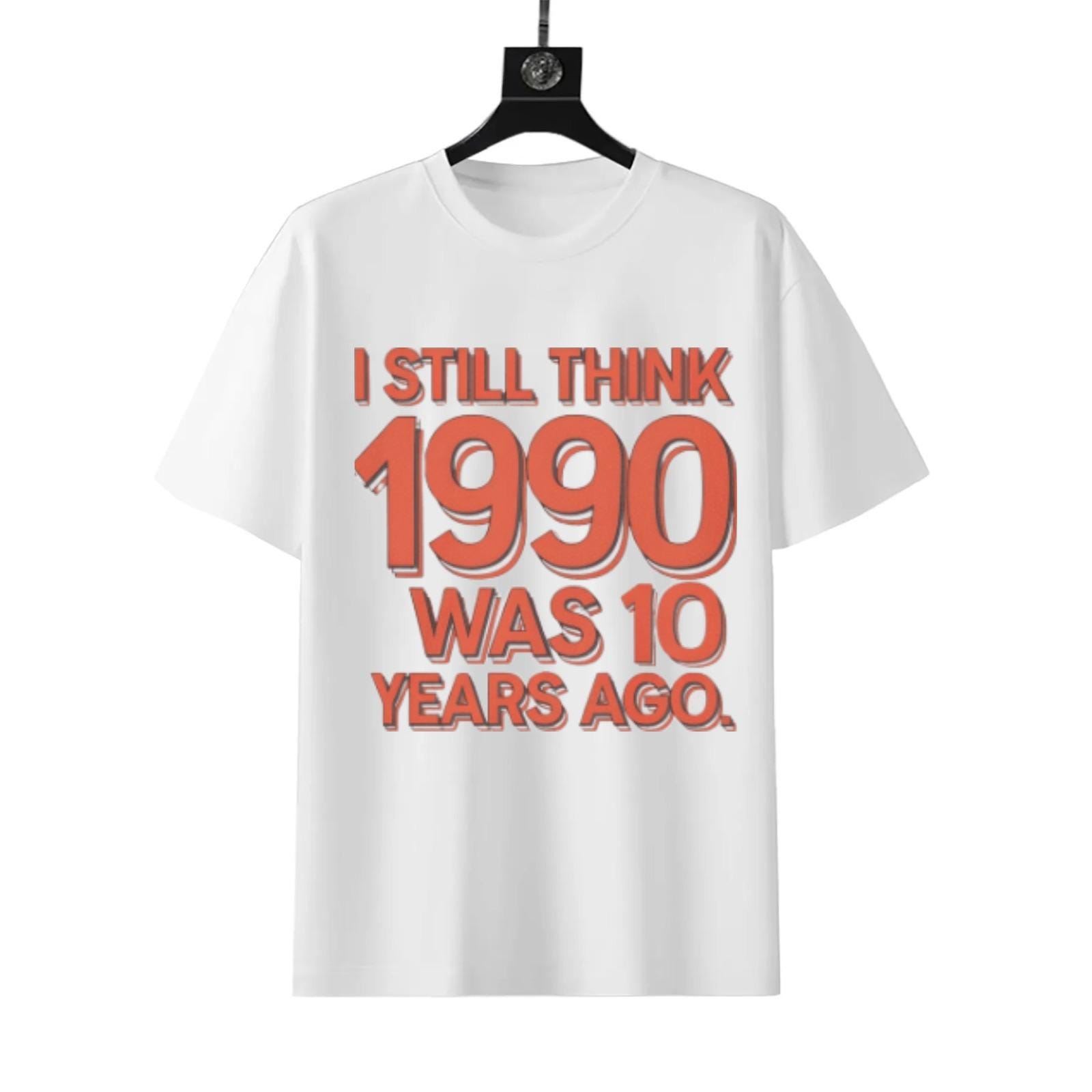 1990 Vintage T-Shirt | Funny Birth Year Birthday Gift Tee - Image 9