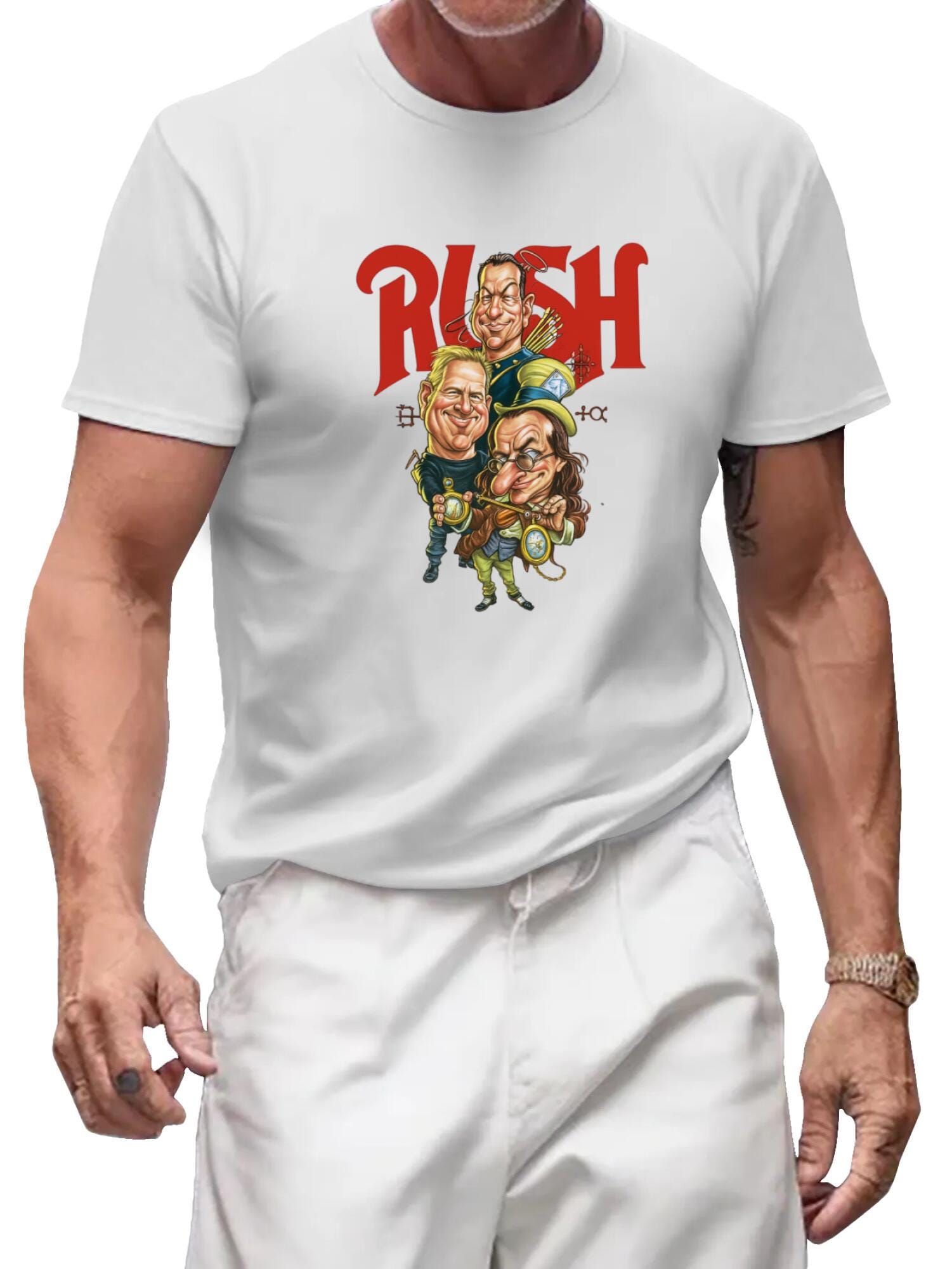 Rush Band 2024 Tour T-Shirt | Official Unisex Concert Tee - Image 2