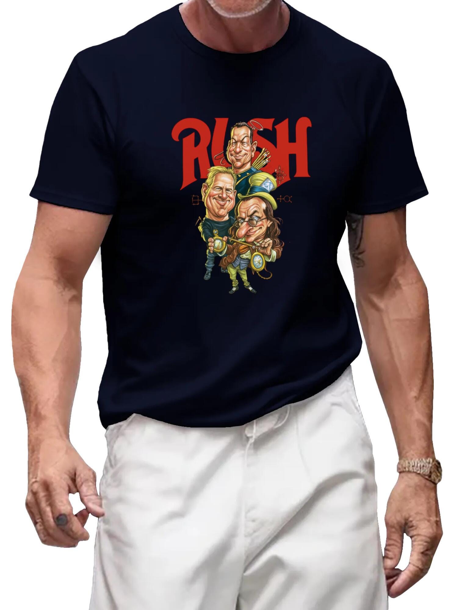 Rush Band 2024 Tour T-Shirt | Official Unisex Concert Tee - Image 3