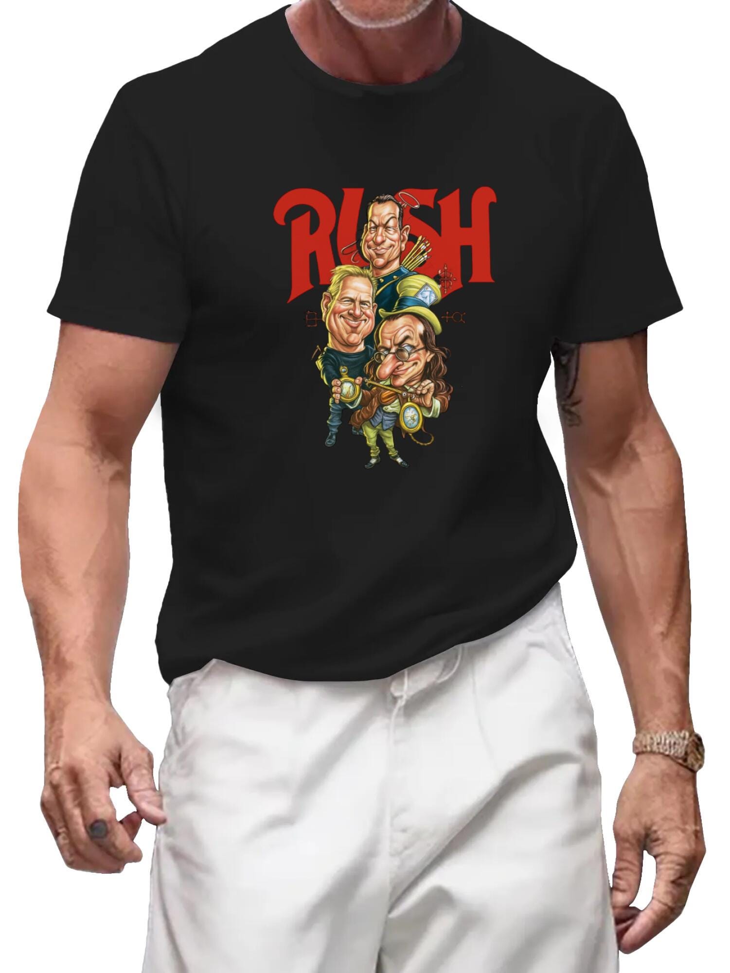 Rush Band 2024 Tour T-Shirt | Official Unisex Concert Tee - Image 5